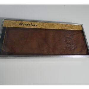 Montclair Cleveland Indians Leather Bifold Wallet New